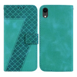 Caixa Do Telefone Para iPhone XR Padrão Gravado Carteira