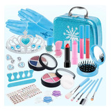 Paquete De 27 Juegos De Maquillaje Para Niños Lavables Azul