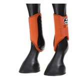 Caneleira Lateral Boots Horse Neoprene Laranja 26914