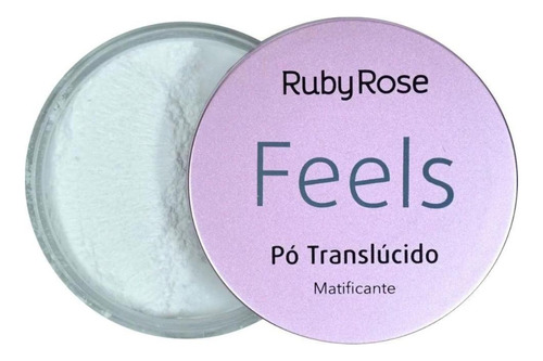 Pó Translúcido Matificante Feels Ruby Rose Ultrafino