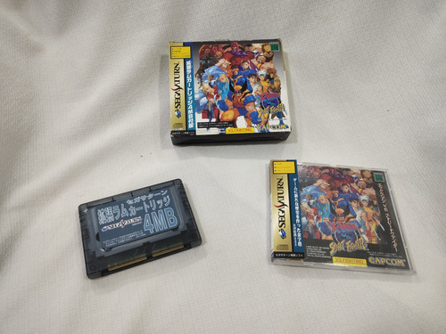 X-men Vs Street Figther +ram 4mb Sega Saturn Impecable! 