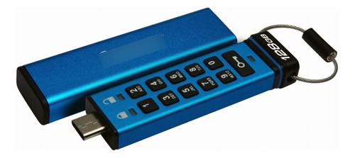 Kingston Ironkey Usb Keypad 200c, Capacidad: 128gb, Usb-c