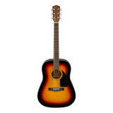 Violão Fender Cd-60 Dreadnought V3 C/ Case Sunburst