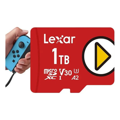 Memoria Micro Sdxc 1tb Lexar Oficial Para Nintendo Switch, Expansión De Almacenamiento Ultra Rápida Con Transferencia De Datos De 100mb\u002Fs | Envío gratis