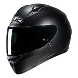 Casco Integral Hjc C10 Solido Neg Mate Certificado Ventilado