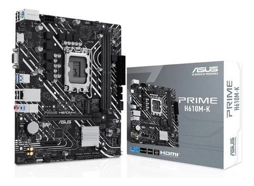 Tarjeta Madre Asus Prime H610m-k Intel 1700 Ddr4 Micro Atx