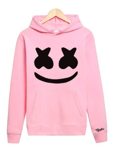 Buzo Buso Saco O Hoodie De Marshmello Rosado Niño