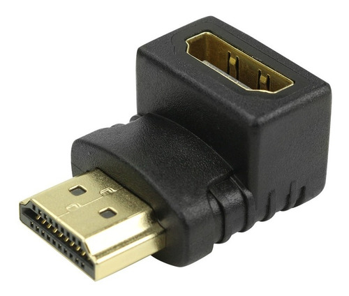 Adaptador Hdmi 90 Graus L Macho X Fêmea 2.0 1.4 P/ Tv-barato