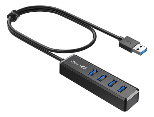 Smartq H302s Usb 3.0 Hub For Laptop With 2ft Long Cable, ...