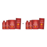 Allise Guanidina 02 Kits Relaxamento E Alisamento 360g