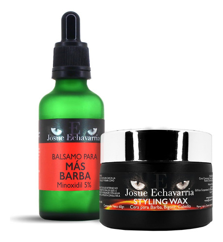 Balsamo Minoxidil 5% Con Bergamota 50ml Y Cera Modeladora60g