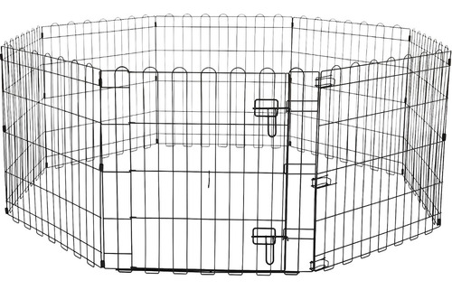 Corral Plegable Para Mascotas Con Puerta 1.5 M X 1.5 M X 61c