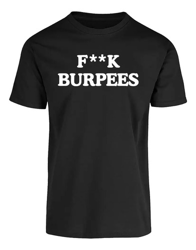 Playera Gym Fitness Burpees Divertida | Meses sin interés