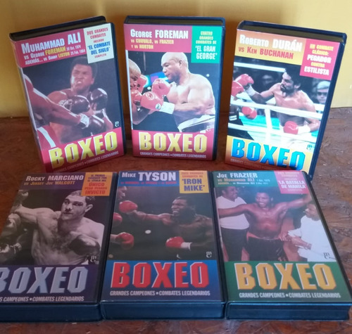Vhs - Boxeo - Grandes Campeones - Pack X 6 -