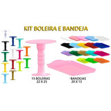 Kit 16 Boleiras Colonial 22x25 + 10 Bandejas 20x13