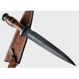 Cuchillo De Caza Poshland Dg-03 Acero De Damasco Hecho A Man