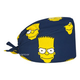 Cofia Clínica Gorro Quirúrgico Diseños  Bart Simpson G58