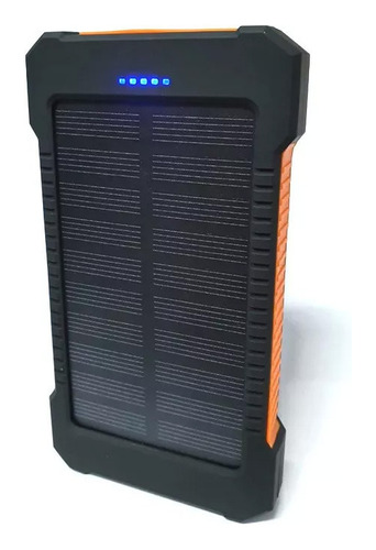 Cargador Portatil Panel Solar Power Bank Linterna Brujula 