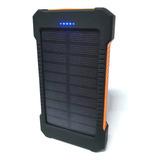 Cargador Portatil Panel Solar Power Bank Linterna Brujula 