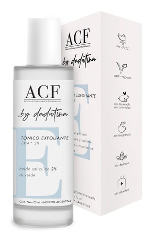 Acf Tonico Exfoliante By Dadatina Bha 2% 75ml