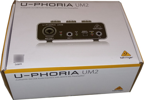 Behringer Um2 Placa De Sonido Usb 2 Canales Home Studio