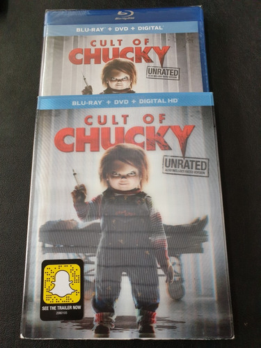 Blu Ray Cult Of Chucky Dvd Original Lenticular 