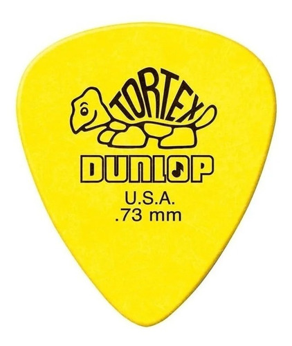 Palheta Dunlop Tortex Standard Usa 0,73mm Pacote Com 6