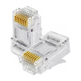 Plug Conector Rj45 Para Cable Red Utp Cat 5e 100 Pzs Wisp