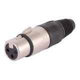 Neutrik Nc3fx Conector Ficha Canon Hembra A Cable Xlr Ntk