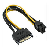 X5 Cable Poder Sata Hembra 15pin A 6 Pin Pci Express Video