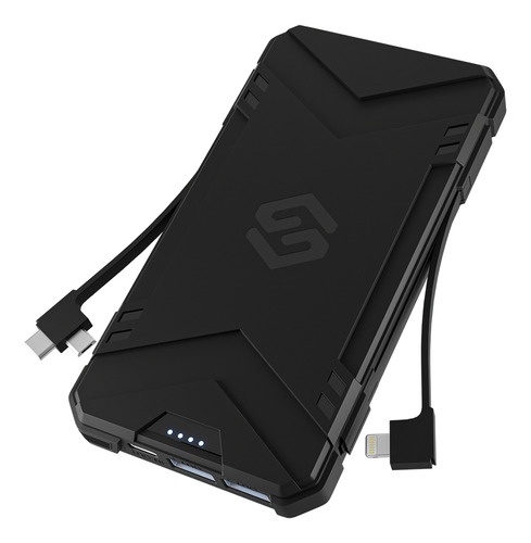 Bateria Externa Sleve Power X 10.000 Mah Black