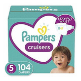 Pañales Tamaño 5, 104 Cuentan - Pampers Cruisers Desechables