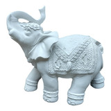 Estatueta De Elefante Decoração Indiano Da Sabedoria Gesso