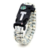 Pulsera Manilla Brazalete Paracord Brujula Pito Supervivenci