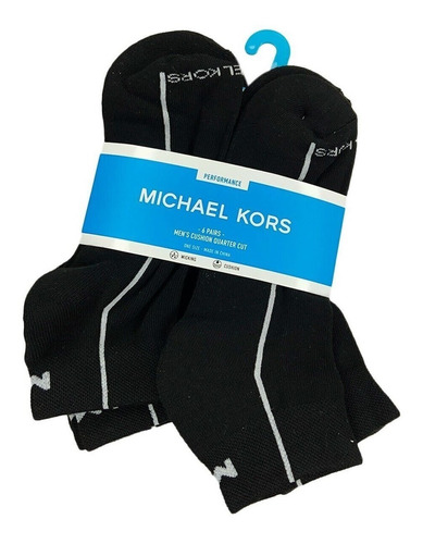 Calcetas Deportivas Michael Kors Hombre Originales 6 Pares 