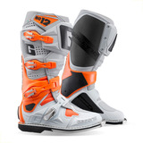 Botas Motocross Enduro Sg12 Gaerne Naranja/gris/blanco