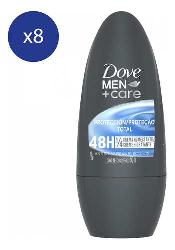 Pack Antitranspirante Dove Roll On Cuidado Total 50 Ml