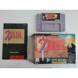 Zelda A Link To The Past Super Nintendo Snes Caixa E Manual