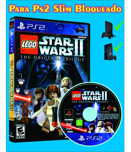 Lego Star Wars Ii (2) Original Trilogy P/ Ps2 Slim Bloqueado