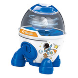 Cajero Automático Rocket Ship Piggy Bank Para Niños De La Ed