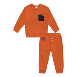 Roupa Infantil Blusão Feminino Calça Malha Colmeia Lucboo