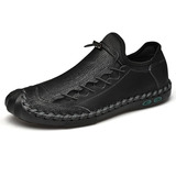 Mocasines De Piel De Vaca Para Hombre