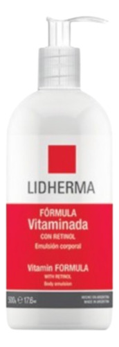 Lidherma Crema Vitaminada X 500 Vitamina A + Retinol Antiage