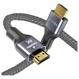 Cable Hdmi 8k @60hz, 4k@120hz 48gbps V2.1 Trenzado Oro 2mts Linkon