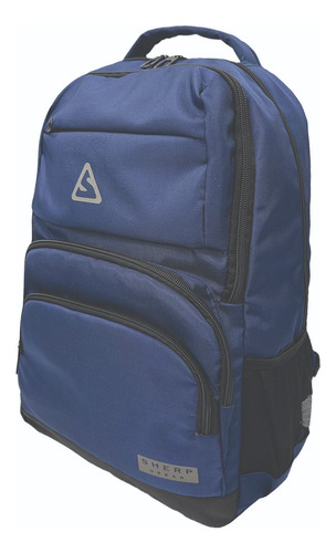 Mochila Espalda Sherp Portanotebook Azul Mos112