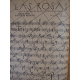 Partitura Antigua Inedita 1939 Por: Pepe Rios / Las Rosas
