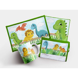 Set De Jardin Personalizado - 4 Piezas - Dinos Bb