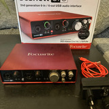 Interfaz De Audio Focusrite Scarlett 6i6 100v/240v 2.ª  Gen