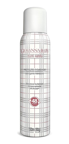 Desodorante Aerosol Giovanna Baby Blanc Vanilla 150ml