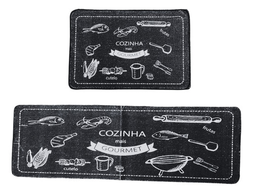  Set  Alfombra Cocina Piso Entrada Antideslizante